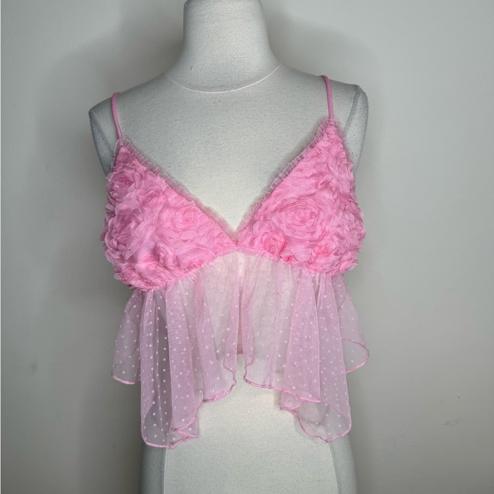 Urban Outfitters Floral Pink Top